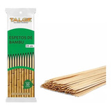 Espetinho Vareta Espeto Palito Bambu Churrasco 25cm C 500u