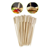 Espeto Bambú Golf Petiscos Lanches Hamburguer 18 Cm C 250