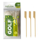 Espeto De Bambú Golf Petiscos Lanches 15cm 1250 Unidades