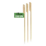 Espeto De Bambú Golf Petiscos Lanches 18 Cm 250 Unidades