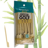 Espeto De Bambu Natural Golf P Hamburguer 15cm 5000 Unid