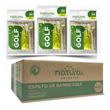 Espeto De Bambu Natural Golf P Hamburgueria 9cm 1000 Unid