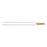 Espeto Duplo Para Churrasco 95cm Lâmina Aço Inox Tramontina