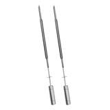 Espeto Espada Para Picanha Giratória Grill   2 Espetos