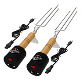 Espeto Giratório Kit 2 Premium Flex Soft Grill Churrasco
