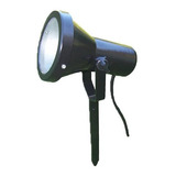 Espeto Jardim Par20 C vidro Aluminio E 27 Preto Fm Lustre