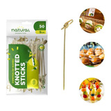 Espeto Nózinho Bambu Knotted Sticks 9cm P Petiscos 1250un
