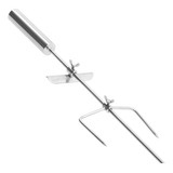 Espeto P Churrasco Inox Giratório Manual 90 Cm