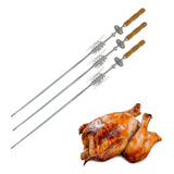 Espeto Para Assador De Frango A Gas Arke Inox 3 Espetos