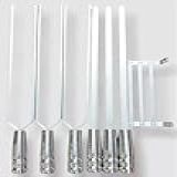Espetos Para Churrasco Kit 6 Espetos 70 Cm Suporte Para Espetos Em Alumínio Para Churrasco Churrasqueira