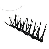 Espicula Anti Pombos Policarbonato Kit 10 Pçs Preto Cor Preta