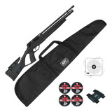 Espingarda Pressão Gamo Pcp Coyote Black 5 5mm 4 Chumbinhos