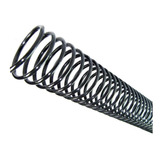 Espiral Para Encadernaçao 23mm Até 140 Folhas Preto 60 Uni
