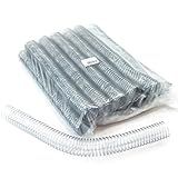 Espiral Para Encadernação 29mm Plastyline Transparente Para 200 Folhas Pacote Com 36