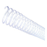Espiral Para Encadernação Cristal 07mm P 25 Folhas A4 100un