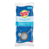 Esponja Azul Não Risca Limpeza Delicada Scotch brite 3 Unidades