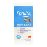 Esponja De Banho Ponjita Diário 3m Kit Com 30 10 Pacotes 