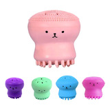 Esponja De Limpeza Facial Pele Polvo Esfoliante Massegeador Rosto Skin Care Silicone Marianopole