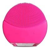 Esponja Elétrica Facial Para Massagem E Limpeza C Usb E Pino Rosa Pink 