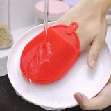 Esponja Unyhome Bn191301 De Silicone Vermelho