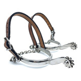 Espora Cavalo Vaquejada Quarto De Milha Abvaq Abqm Inox