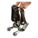 Espora Quarto De Milha Infantil Inox Correia