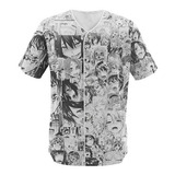 Esporte Camisa Jersey Baseball Ahegao Hentai Anime Ecchi