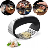 Espremedor Amassador Triturador De Alho Manual Cozinha Inox
