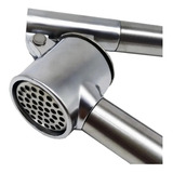 Espremedor De Alho Com Tambor Removível Ótima Qualidade Inox