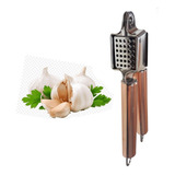 Espremedor De Alho Rose Gold 100 Em Aço Inox Chef