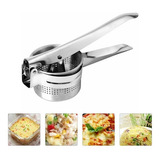 Espremedor De Batata Manual Em Inox Profissional Cozinha Cor Do Cabo Prateado Inox