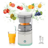Espremedor De Frutas Eletrico Portatil Usb Suco Sem Esforço Cor Verde Frequência 45w 110v 220v