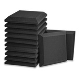 Espuma Acústica Antichamas 10 Placas 25x25x3cm Autoadesiva