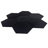 Espuma Acústica Hexagonal 30cm X 2cm Lisa Kit C 10 Placas