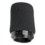 Espuma De Microfone Com Trava Shure A2ws-blk Cor Preto E Cinza