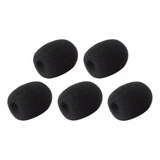 Espuma De Microfone Lapela Headset Filtro Protetor Kit Com 5