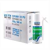 Espuma Expansiva 500ml 340g Poliuretano Expansível Kit 6