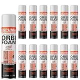 Espuma Expansiva Poliuretano 500Ml 340Gr Orbi 12 Peças