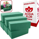 Espuma Para Flores E Plantas Esponja Tijolo P Arranjos 6 Un