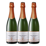 Espumante Arte Tradicional Brut Casa Valduga 750ml Kit 3 Un