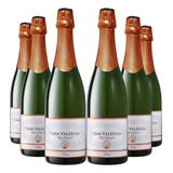 Espumante Arte Tradicional Brut Casa Valduga 750ml Kit 6 Un