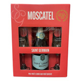 Espumante Moscatel Saint Germain Kit C 2 Taças Suave doce