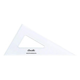 Esquadro Acrílico Trident 60 26cm Sem Escala 2626