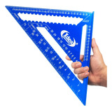 Esquadro Alumínio Triangular 12 Pol Carpintaria Marcenaria