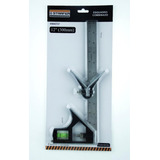 Esquadro Combinado C Nivel 12 Polegadas 300mm Starfer