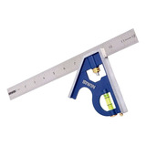 Esquadro Combinado Profissional Irwin 12pol Aço Inox C Nível