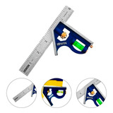 Esquadro Combinado Profissional Irwin 6pol Aço Inox C Nível