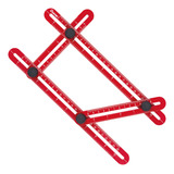 Esquadro Gabarito Angular Marcação Pvc Corte Medida Cortag