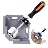 Esquadro Grampo Sargento Marcenaria Morsa Angular Canto Aperto 90 Graus Aço