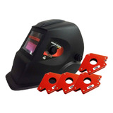 Esquadro Magnético 22kg Mascara De Solda Automática Din 9 13